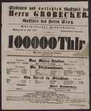 Vorschaubild von 100000 Thlr. / David Kalisch, Gährig
