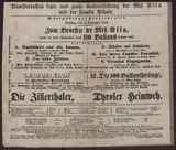 Vorschaubild von Die Zillerthaler, oder: Tyroler Heimweh / J. F. Nesmüller
[14 equestrische und equilibristische Vorführungen] / ---