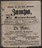 Zampa, oder: Die Marmorbraut / Herold
Die Müller, oder: Das nächtliche Rendezvous (Ballet) / Corelli, verschiedene Componisten