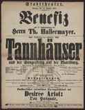 Tannhäuser und der Sängerkrieg auf der Wartburg / Richard Wagner