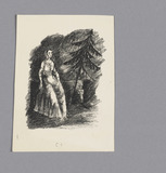 Junge Frau (Illustration zu E. Reinacher, Der Tod von Grallenfels, 1918)
