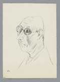 Vorschaubild von Mann mit Brille (Karikatur).