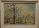 Eisenhüttenkombinat J. W. Stalin (?) (Landschaft mit Baum)