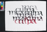 Vorschaubild von Mea culpa. Werner Schneider. 62 x 45 cm