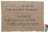 Vorschaubild von Hail to the sacred vowels.