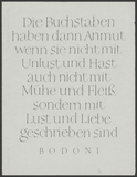 Vorschaubild von Giambattista Bodoni: Die Buchstaben haben dann Anmut ... Kalligraphie von Friedrich Poppl.