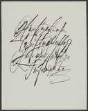 Vorschaubild von [Ohne Text-Inhalt.] Kalligraphie von Friedrich Poppl.