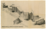 Vorschaubild von Berlin-Mitte, Bebauung der Prinz-Albrecht-Gärten, Wettbewerbsentwurf